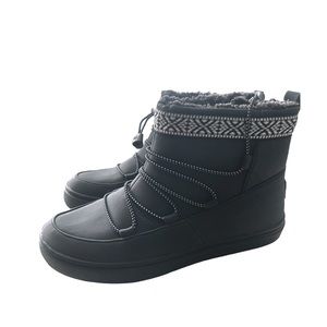 Toms Alpine  Size 6 Winter Snow Boots Black